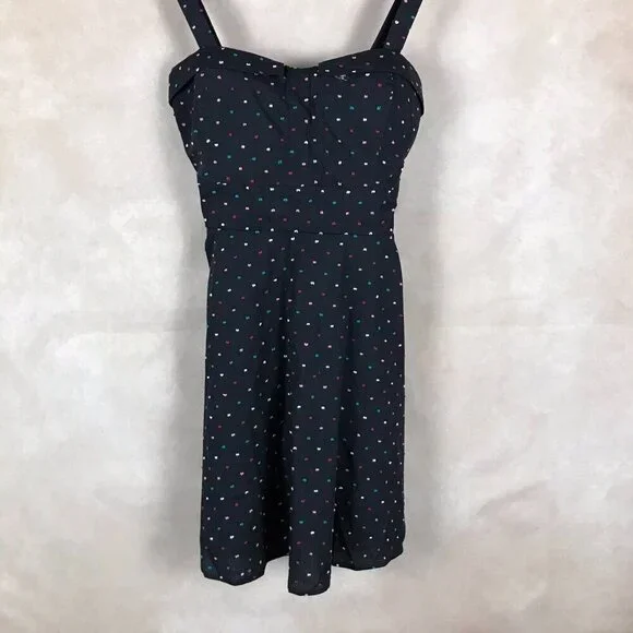 HEART SOUL Colorful Polka Dot Cotton Dress NWT L - Picture 3 of 15